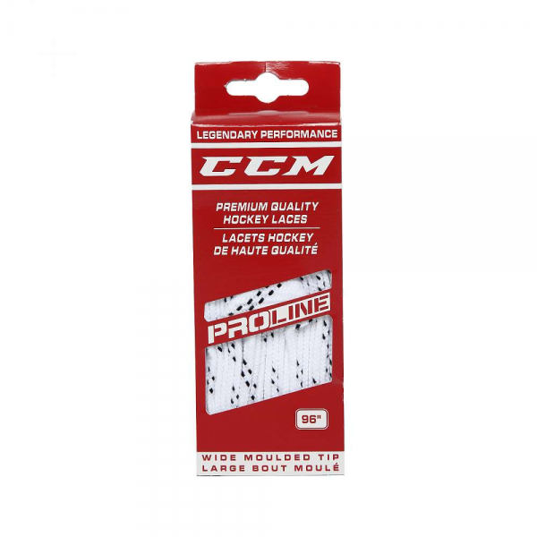 Шнурки CCM Laces Proline Wide WH