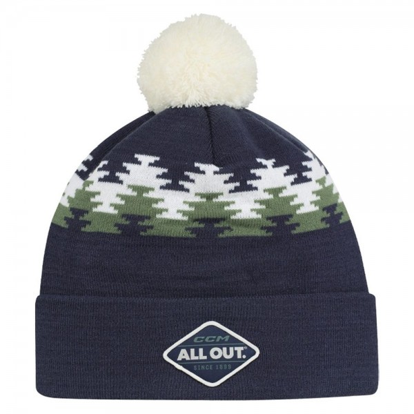 Шапка OUTDOOR POM KINT AD NEW FRENCH NAVY Шапка OUTDOOR POM KINT AD NEW FRENCH NAVY
